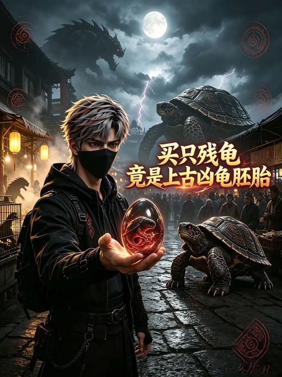 买只残龟，竟是上古凶龟胚胎封面图